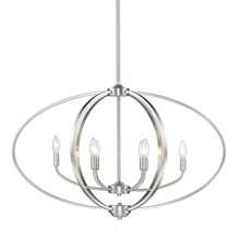  3167-LP PW - Colson PW Linear Pendant (with Matte Black shade) in Pewter